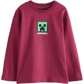 Next Camiseta 'Minecraft' verde / baya / negro / blanco