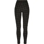 Urban Classics Leggings negro / blanco