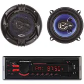 Pni Radio Con Altavoces Coaxiales 8440 45w Hifi500