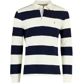 Tommy Hilfiger Sudadera 'ESSENTIAL' ecru / navy