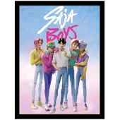 Pyramid Póster K-pop Demon Hunters Saja Boys Collector Framed