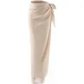 Emilie collection Toalla de playa 'Pareo sarong viscose' beige