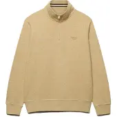 Superdry para hombre. M2014700A Sudadera con media cremallera Essential Serif Logo Half beige (3XL), Casual, Algodón, outlet 2026.