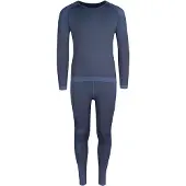 TROLLKIDS - Kid's Hemsedal Baselayer Set - Ropa interior fibra sintética size 116, azul