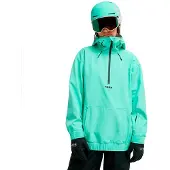 Roxy - Women's Frostbliss Softshell Overhead - Chaqueta de esquí size XS, turquesa