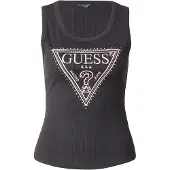GUESS Top 'SAVINA' rosa claro / negro