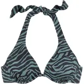Venice beach Top de bikini oliva / negro