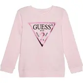 GUESS Sudadera rosa / rosa / negro