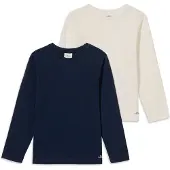 s.Oliver T-shirts Offwhite-blue Talla: 128 | Camisas Outlet | kids | Blanco