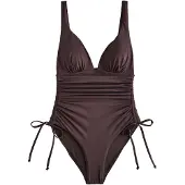 Next Bañador moldeador chocolate