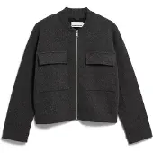 Armedangels - Women's Cotton-Wool Bomber Knit Jacket - Chaqueta sport size XS, negro