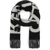 Karl Lagerfeld Chal 'Essential' negro / blanco