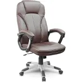 Sofotel 2221 Silla de oficina, piel sintética, marrón