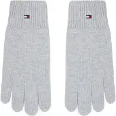 Tommy Hilfiger Guantes con dedos gris moteado