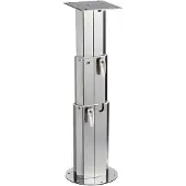 Osculati Pata De Mesa Cuadrada Acero Inoxidable 32.5-72 Cm