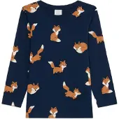 Lindex Camiseta navy / mandarina / negro / offwhite