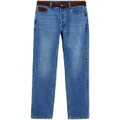 Desigual , Pantalón Vaquero Combinado, Hombre, Algodon, Azul, 28