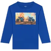 Name it Camiseta 'NMMVOTO' azul / azul claro / marrón