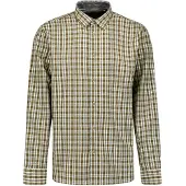 No-excess Camisa ecru / gris basalto / kiwi