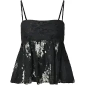 Pieces Top negro