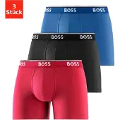 BOSS Calzoncillo boxer 'Power' azul / rojo / negro / blanco