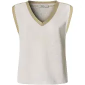 Pepe Jeans Top 'CASILDA' oliva / blanco