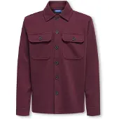 Only & Sons Junior Camisa 'OSJNew Kodyl' burdeos