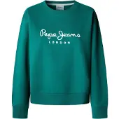 Pepe Jeans Sudadera 'Baddy' petróleo / blanco