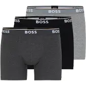 BOSS Calzoncillo boxer 'Power' gris / gris oscuro / negro