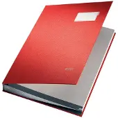 Leitz portafirmas con 20 compartimentos A4 rojo