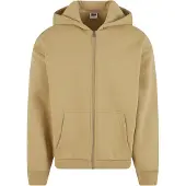 Urban Classics Sudadera con cremallera beige