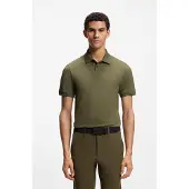BOSS para hombre. 50506193 Polo Paul verde (L), Casual, Algodón, Manga corta, outlet 2026.