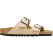 Birkenstock - Chanclas y sandalias mujer - Arizona BF Narrow Sandcastle para Mujer de Cuero - Talla 36 - Beige