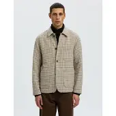 Selected Mezcla De Lana Blazer Hombres Gris XXL