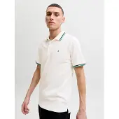 Jack & Jones Camiseta 'JJEPaulos' navy / jade / offwhite