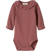 Lil´ Atelier Pijama entero/body rojizo
