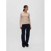 Vero Moda Top 'VMThea' beige / rojo oscuro