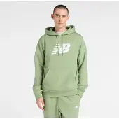 New Balance Sudadera verde claro / blanco