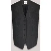 Summum Woman Gilet Pinstripe Anthracite Talla: 40 | Chaquetas Outlet | Mujer