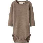 Lil´ Atelier Pijama entero/body marrón moteado
