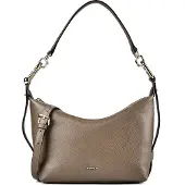Furla Tonie Bolso para hombre Piel natural 22 cm gris