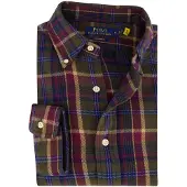 Ralph Lauren Camisa beige / azul oscuro / oliva / baya