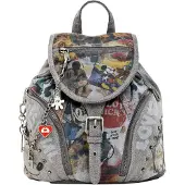 Desigual , Mochila Denim Mini Mickey, Negro, U
