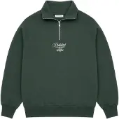 Prohibited Sudadera 'College Days' verde / blanco