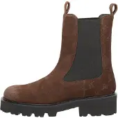 JOOP! Botas Chelsea 'Velluto Stampa Mariana' marrón oscuro