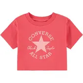 Converse Camiseta rosa / rojo