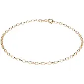 Vanlere Pulsera 'Fußkettchen aus 375 Gelbgold' oro