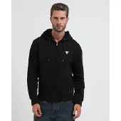 GUESS Sudadera con cremallera negro