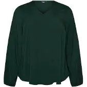 Zizzi Blusa 'LENNI' verde oscuro