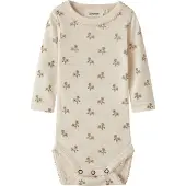 Lil´ Atelier Pijama entero/body 'NBFNalu' crema / marrón claro / oliva